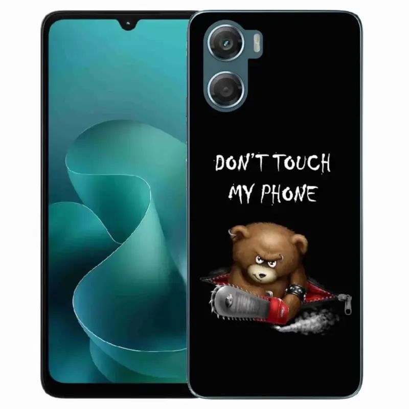 Gelový kryt mmCase na Motorola G06/G06 Power - nesahej na telefon Akční Cena