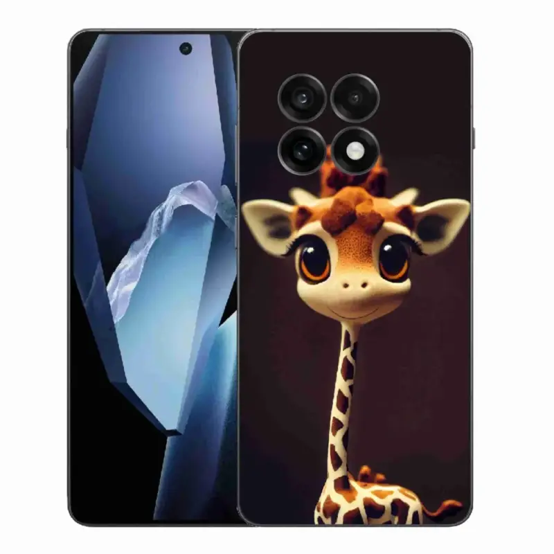 Gelový kryt mmCase na One Plus 13R - malá žirafa Must-Have