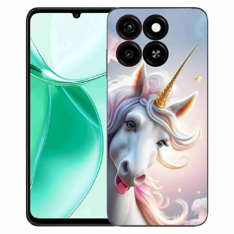 Nejlepší Cena Gelový kryt mmCase na ZTE Blade A35 - veselý jednorožec