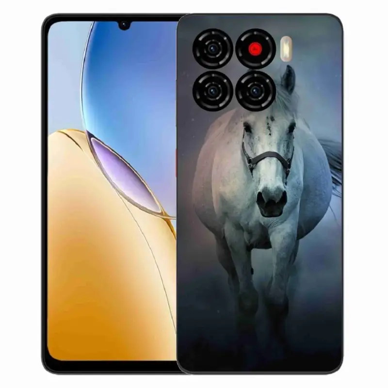 Gelový kryt mmCase na ZTE Blade A56 - běžící bílý kůň Odeslání Ihned