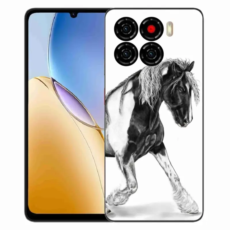 Gelový kryt mmCase na ZTE Blade A56 - kůň Značkový
