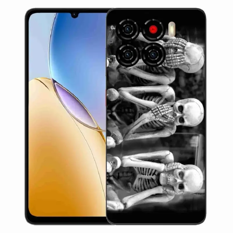Gelový kryt mmCase na ZTE Blade A56 - kostlivci Hit Sezóny