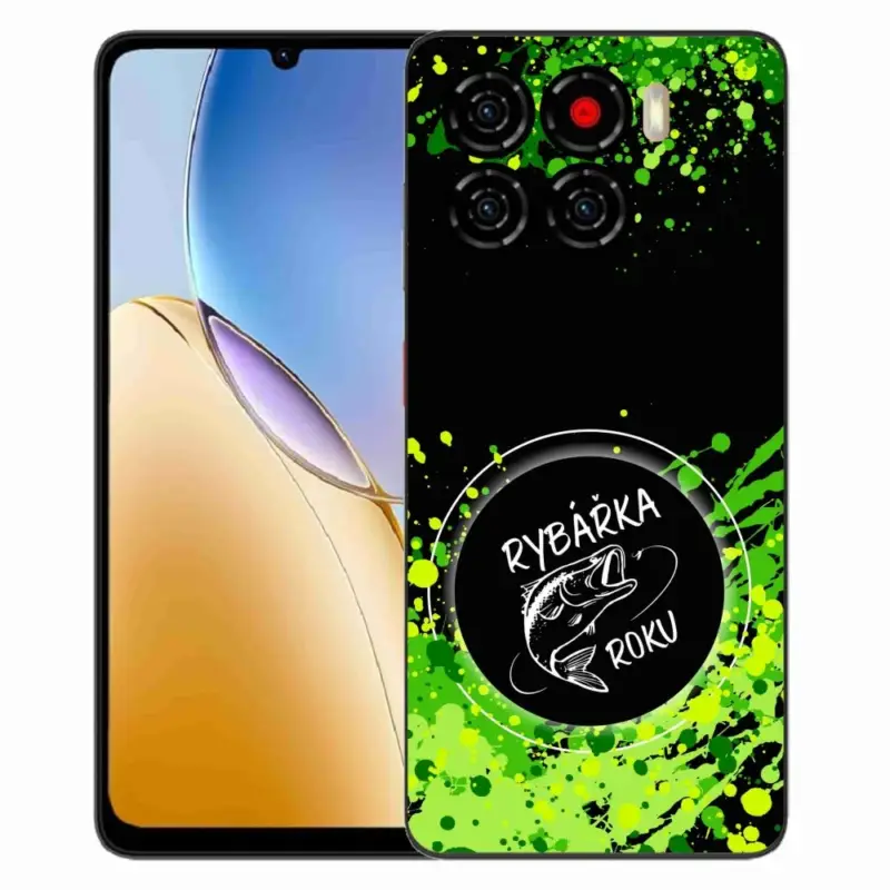 Gelový kryt mmCase na ZTE Blade A56 - rybářka roku černé pozadí Odeslání Ihned