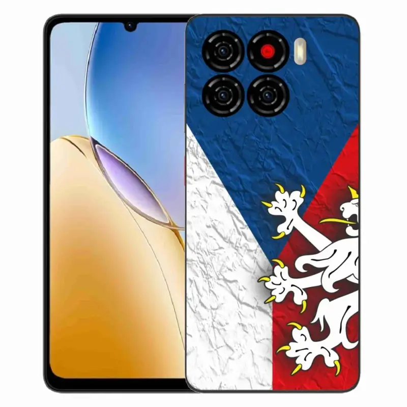 Cenově Výhodný Gelový kryt mmCase na ZTE Blade A56 - česká vlajka 1