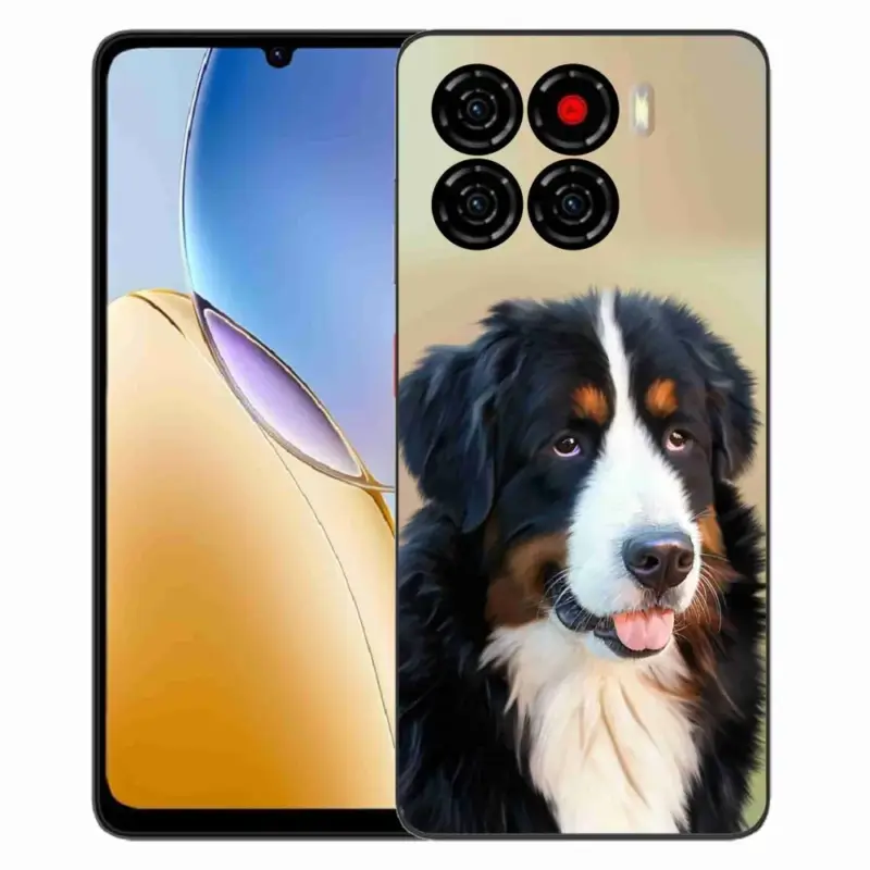 Gelový kryt mmCase na ZTE Blade A56 - bernský salašnický pes Nová Kolekce