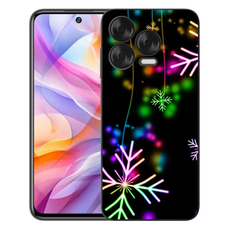 Gelový kryt mmCase na ZTE Blade V70 Vita - barevné vločky Tovární Cena