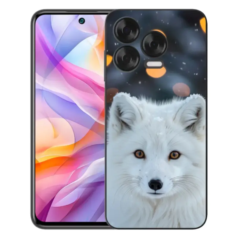 Gelový kryt mmCase na ZTE Blade V70 Vita - liška polární Zlevněný