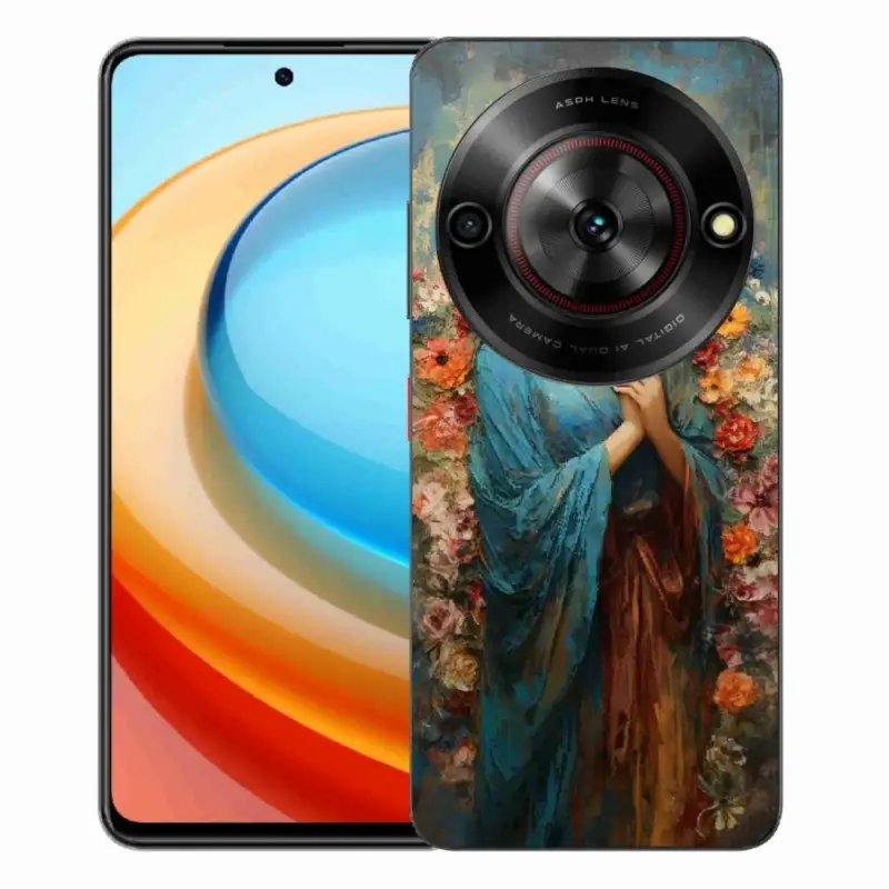 Gelový kryt mmCase na ZTE Blade A75 - svatá žena Nakupujte Hned
