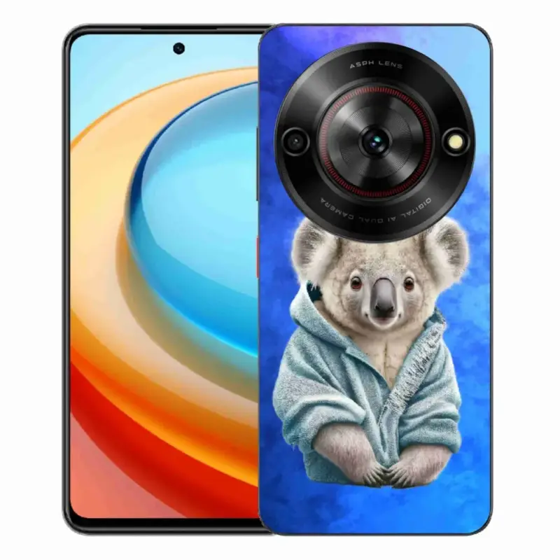 Super Cena Gelový kryt mmCase na ZTE Blade A75 - koala ve svetru