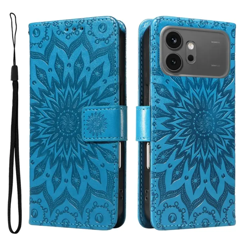 Sunflowers knížkové pouzdro na Honor 600 Pro 5G/Honor 600 5G - modré Odeslání Ihned