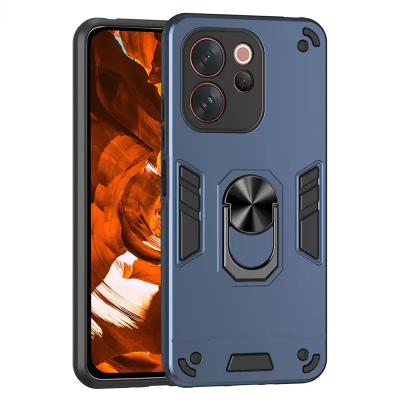 Vysoce Kvalitní Defend odolný kryt na Vivo V70 5G - modrý