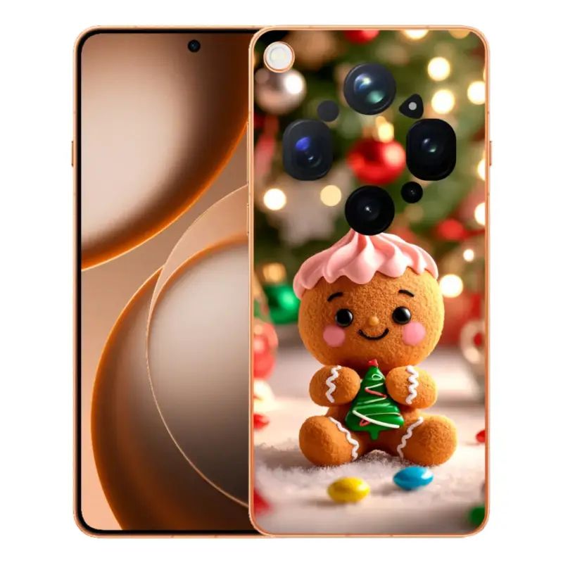 Gelový kryt mmCase na Oppo Find X9 Ultra - perníček Pouze Dnes
