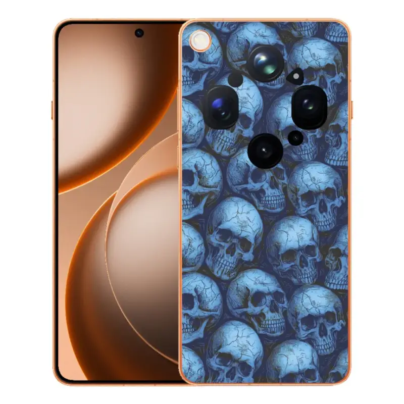 Poslední Šance Gelový kryt mmCase na Oppo Find X9 Ultra - lebky
