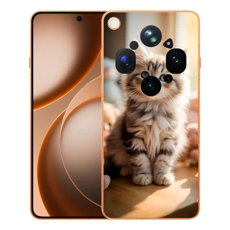 Nízká Cena Gelový kryt mmCase na Oppo Find X9 Ultra - roztomilé kotě 10