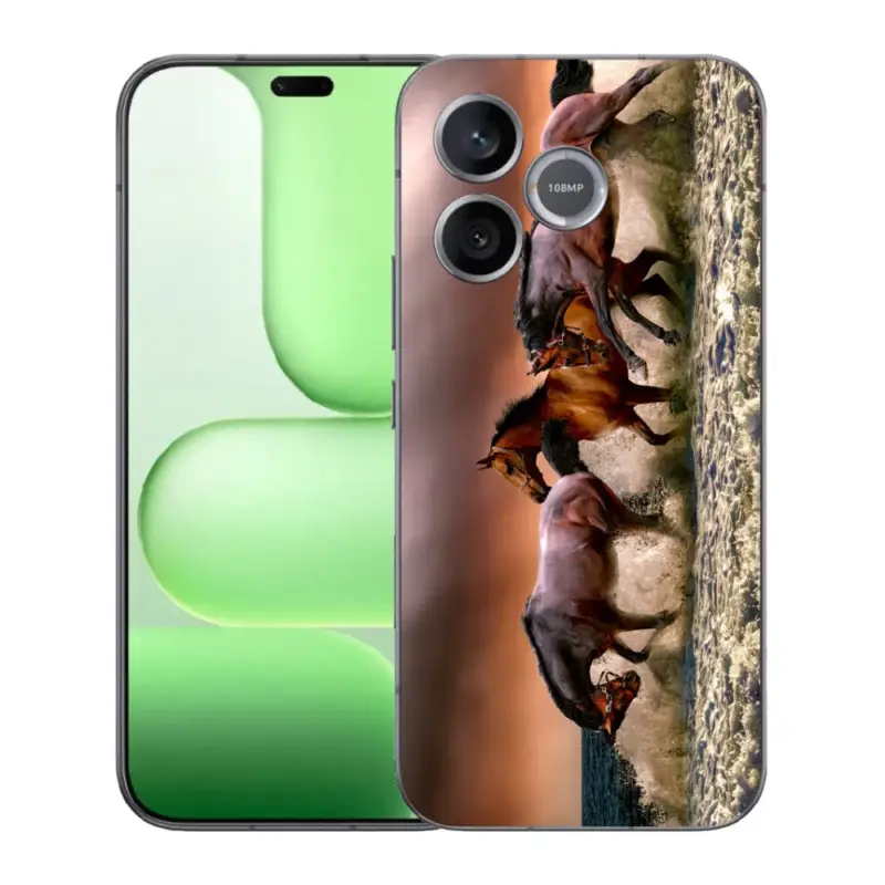 Gelový kryt mmCase na Honer 600 Lite - koně 1 Novinka