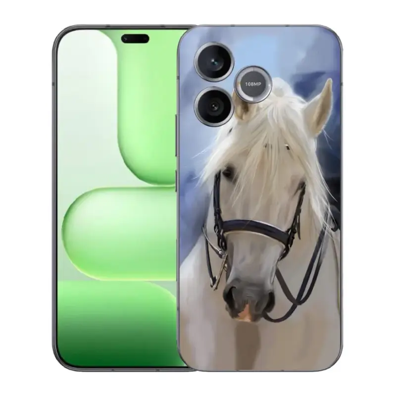 Sleva Gelový kryt mmCase na Honer 600 Lite - bílý kůň