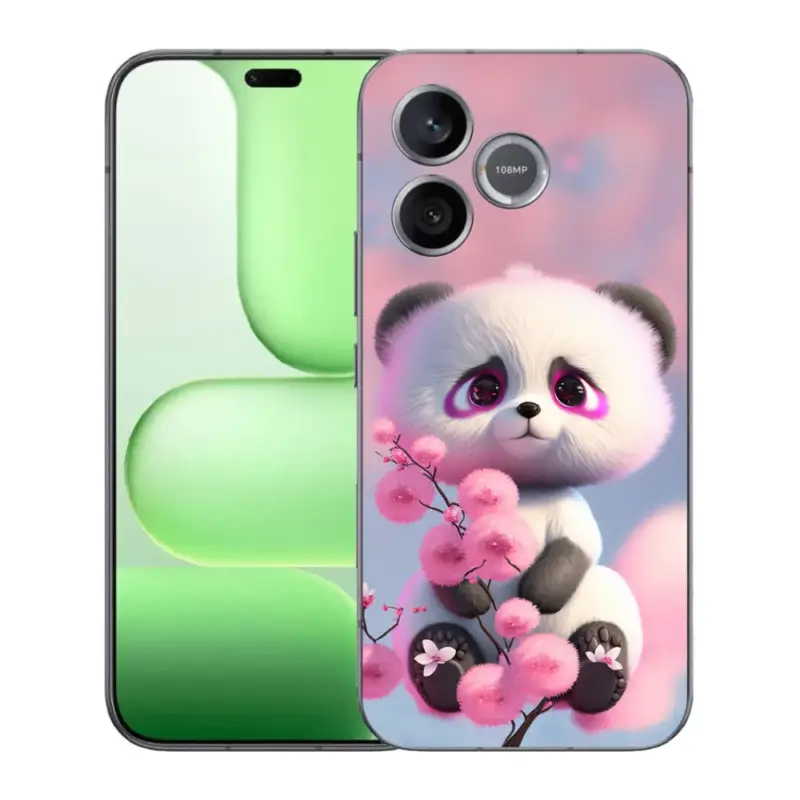 Gelový kryt mmCase na Honer 600 Lite - roztomilá panda 1 Víkendová Akce