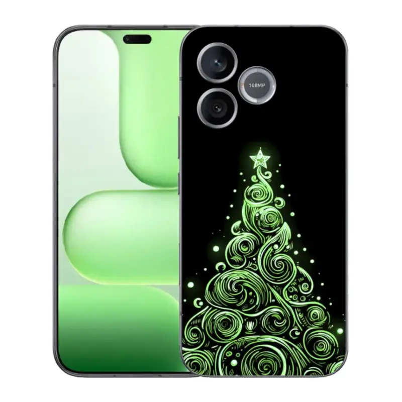 Gelový kryt mmCase na Honer 600 Lite - neonový vánoční stromek 3 Zlevněný