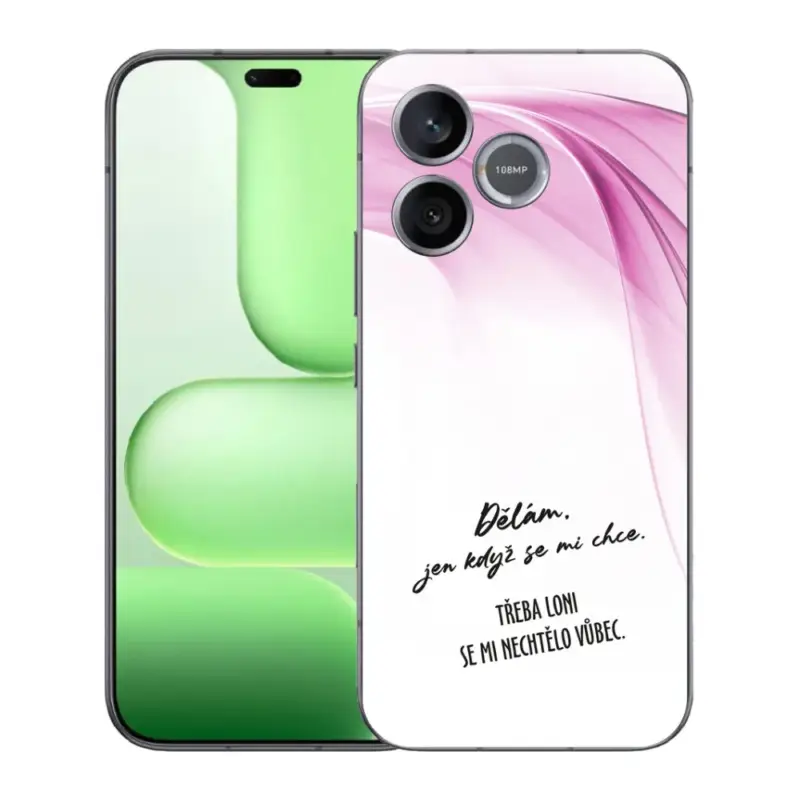 Gelový kryt mmCase na Honer 600 Lite - vtipný text 12 bílé pozadí Pouze Dnes