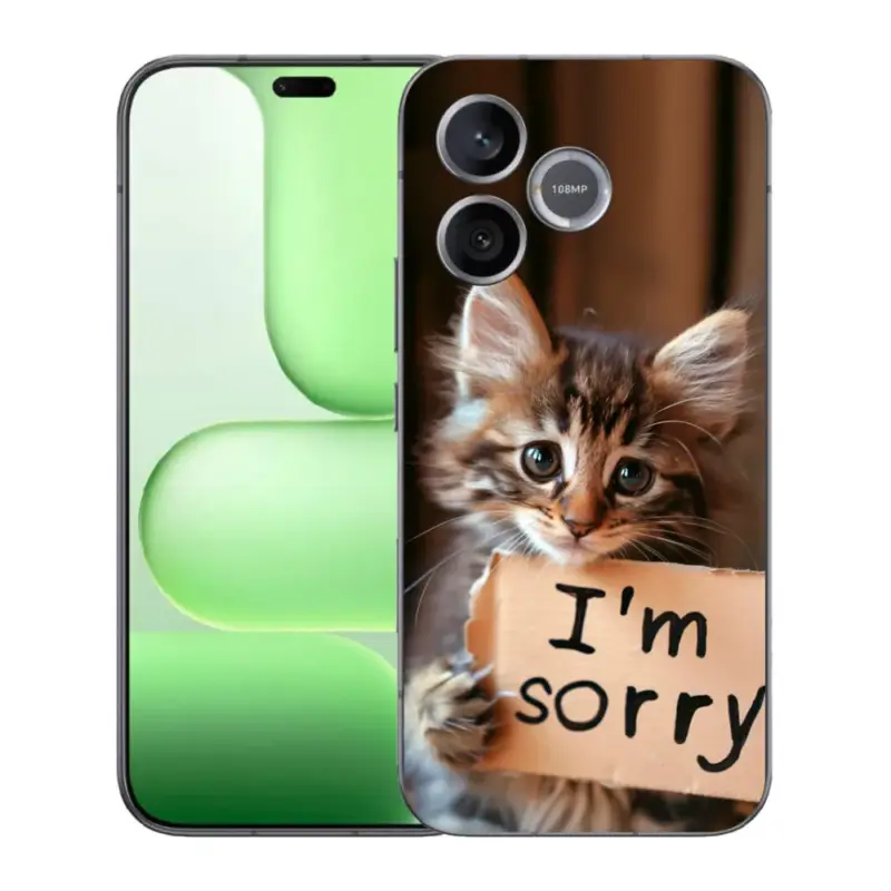 Originální Gelový kryt mmCase na Honer 600 Lite - kočíčí omluva