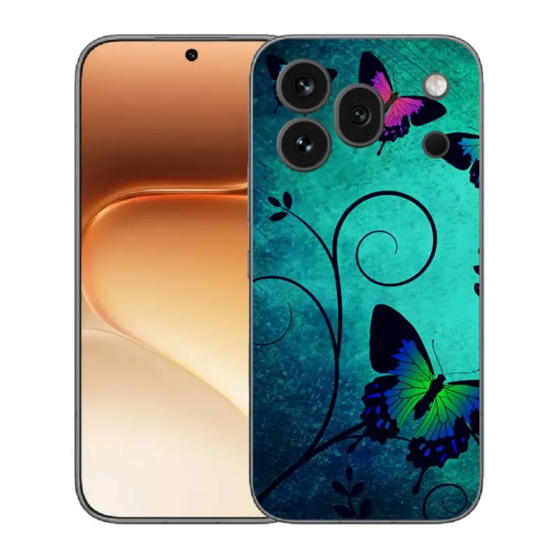Gelový kryt mmCase na Honor 600 Pro - barevní motýli Aktuální
