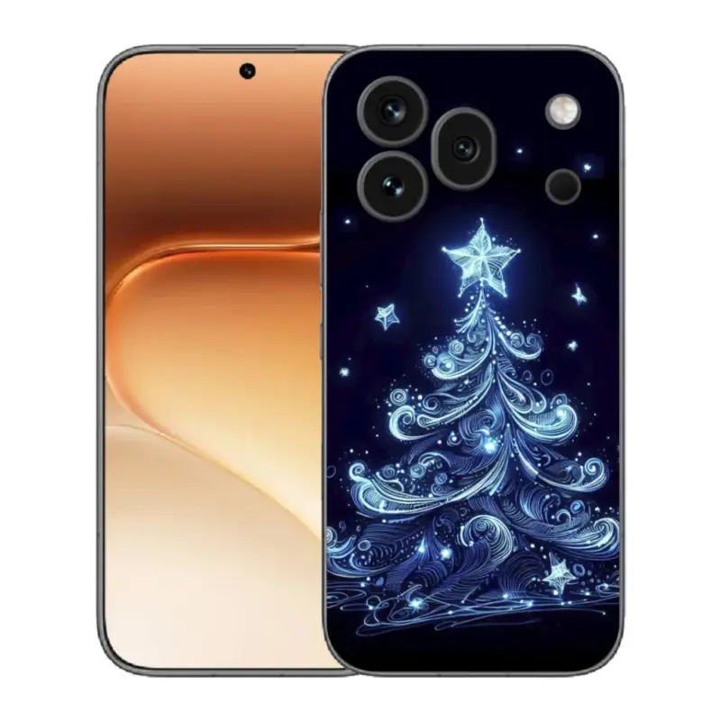 Nová Kolekce Gelový kryt mmCase na Honor 600 Pro - neonový vánoční stromek 4