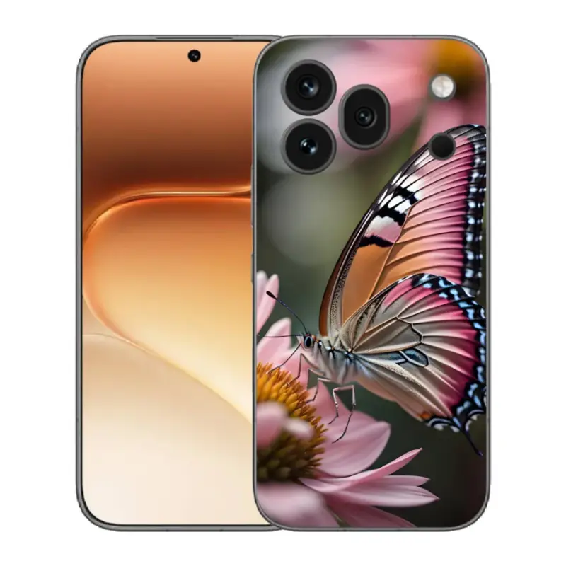 Gelový kryt mmCase na Honor 600 Pro - barevný motýl Jen Po Omezenou Doba