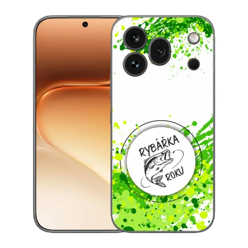 Top Prodej Gelový kryt mmCase na Honor 600 Pro - rybářka roku bílé pozadí