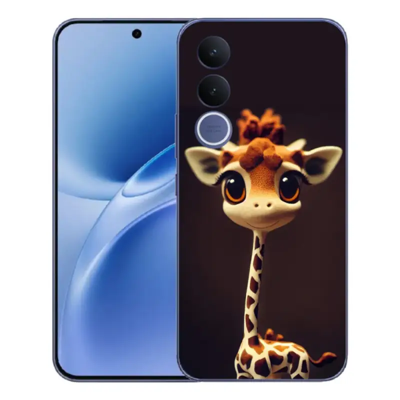 Akce Gelový kryt mmCase na Vivo V70 FE - malá žirafa