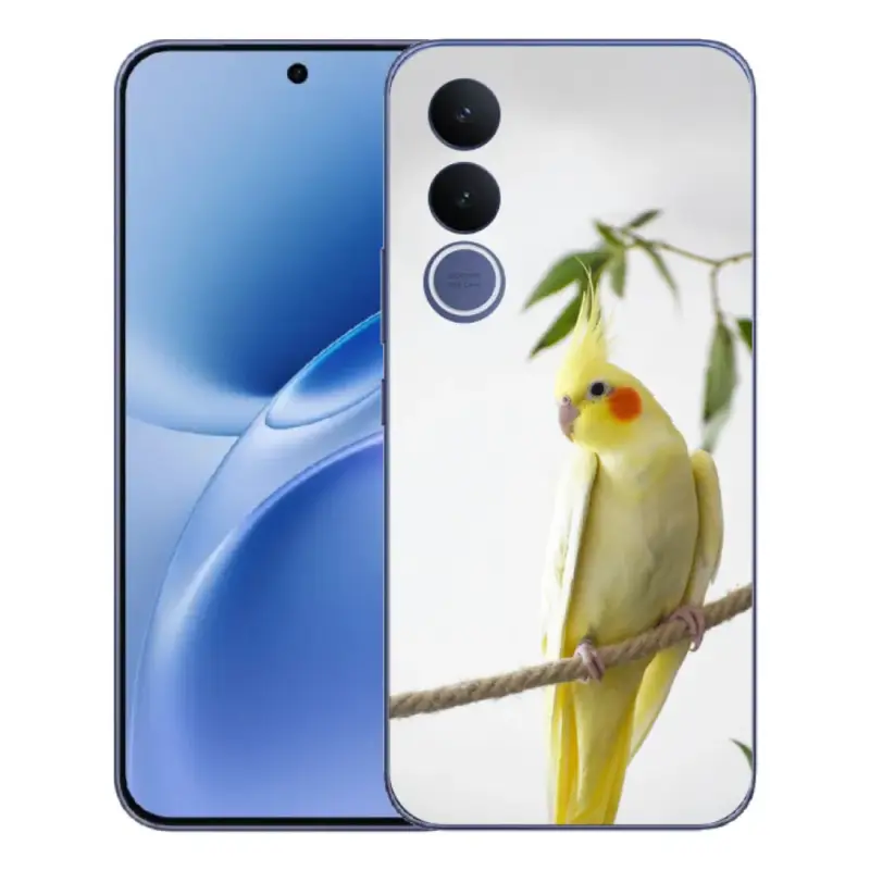 Gelový kryt mmCase na Vivo V70 FE - papoušek korela chocholatá Dokud Zásoby Vydrží