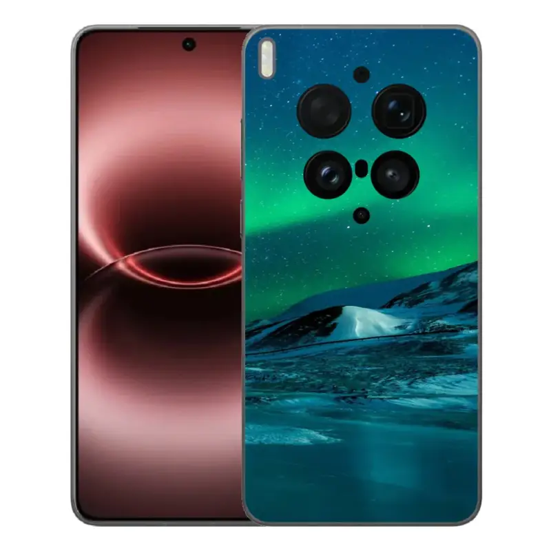 Gelový kryt mmCase na Vivo X300 Ultra - polární záře Nová Kolekce