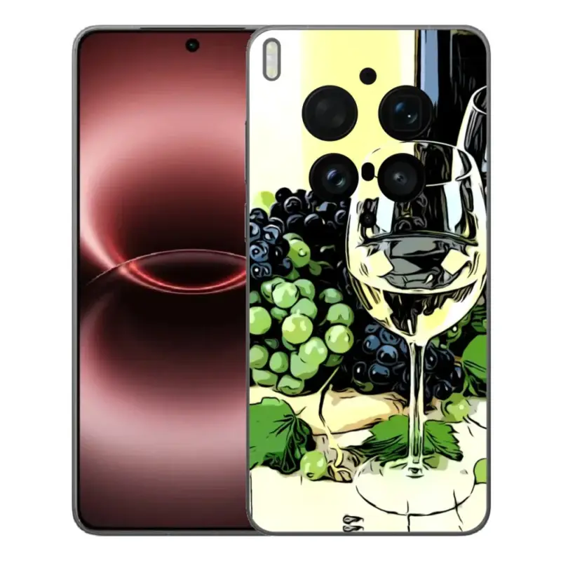 Rychlé Dodání Gelový kryt mmCase na Vivo X300 Ultra - sklenka vína