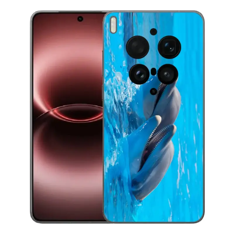 Super Cena Gelový kryt mmCase na Vivo X300 Ultra - delfíni