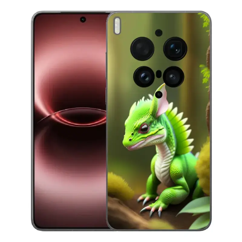 Objednat Nyní Gelový kryt mmCase na Vivo X300 Ultra - zelený dráček
