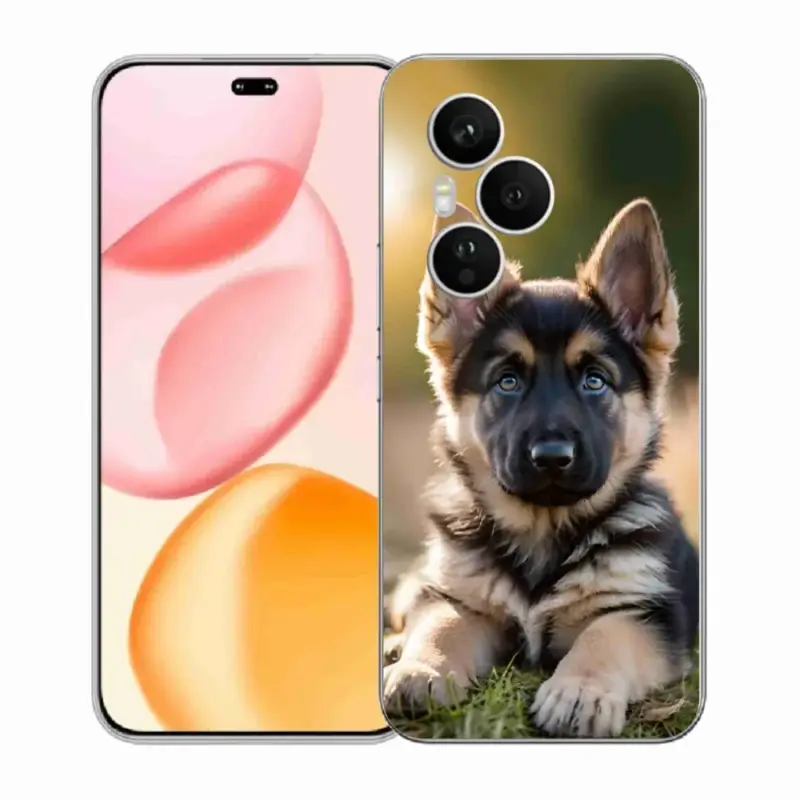 Zlevněný Gelový kryt mmCase na Honor 400 Pro - německý ovčák v přírodě