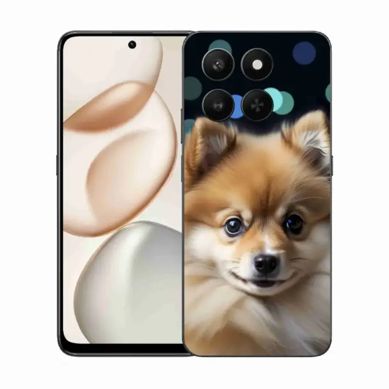 Gelový kryt mmCase na Honor 400 Smart 5G/4G/Honor X7d - roztomilý pomeranian Cenový Hit