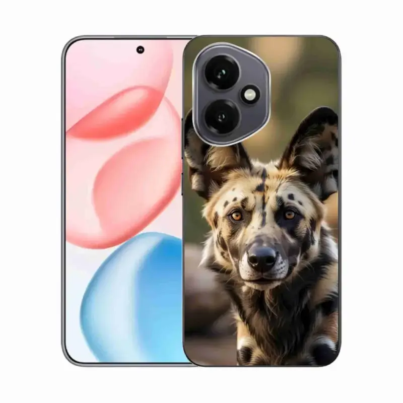 Gelový kryt mmCase na Honor 400 - africký divoký pes Nejprodávanější