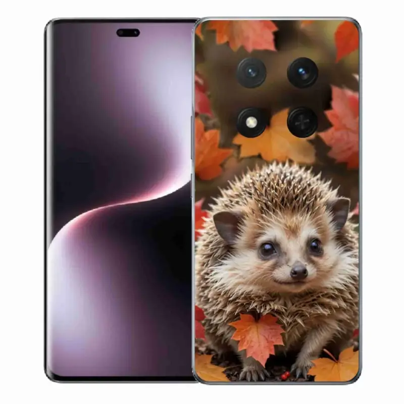 Dokud Zásoby Vydrží Gelový kryt mmCase na Honor Magic 7 Lite - ježek v listí