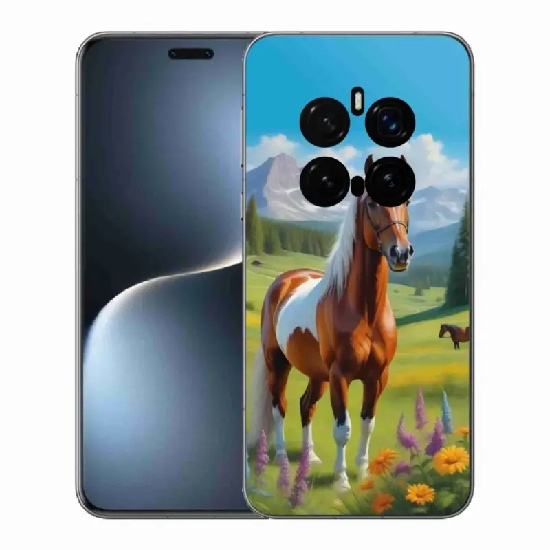Bezpečná Platba Gelový kryt mmCase na Honor Magic 7 Pro 5G - kůň na louce