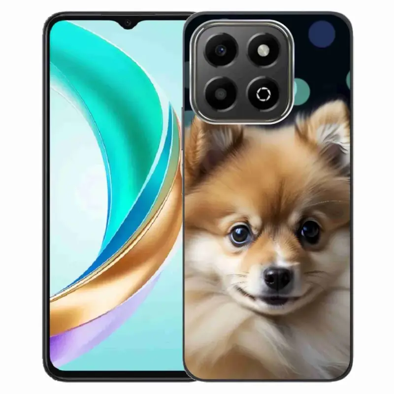 Gelový kryt mmCase na Honor X6b - roztomilý pomeranian Nejprodávanější