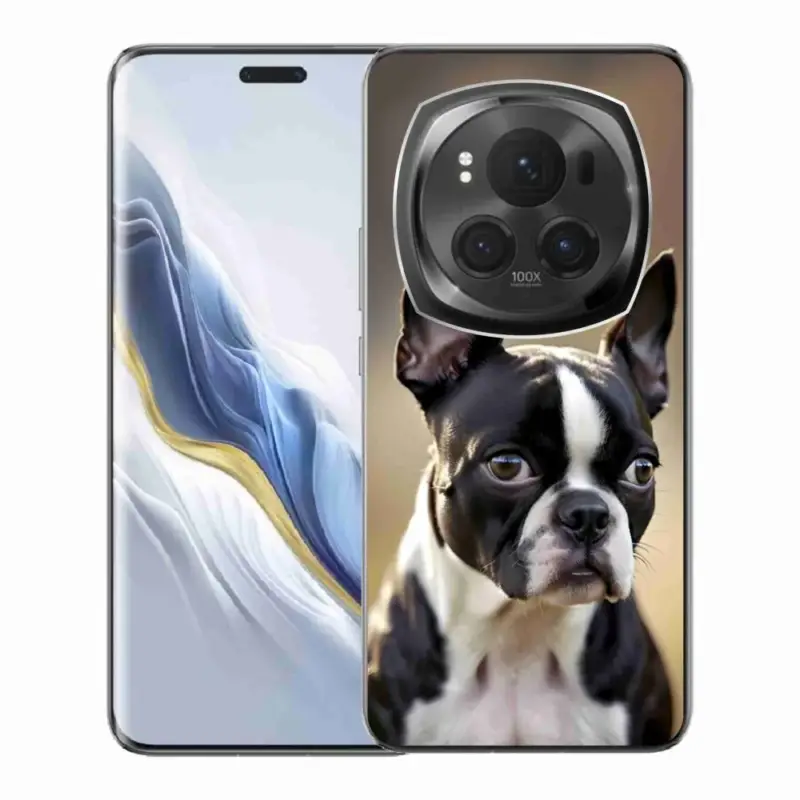 Speciální Cena Gelový kryt mmCase na Honor Magic 6 Pro 5G - bostonský teriér
