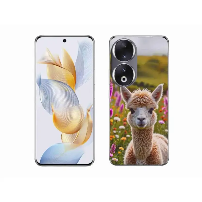 Nejlepší Cena Gelový kryt mmCase na Honor 90 - lama na louce