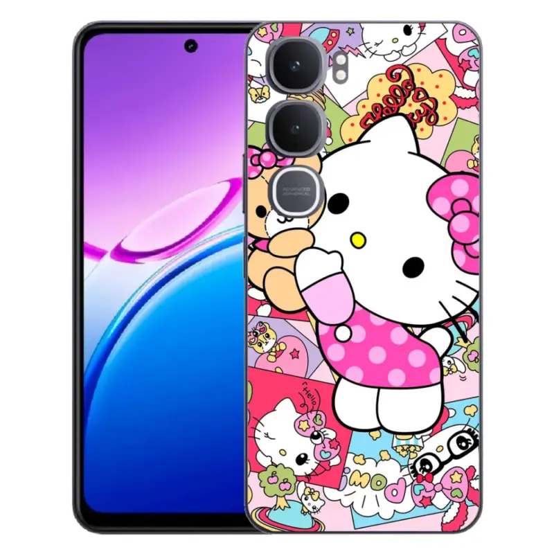 Gelový kryt mmCase na Vivo Y31 5G - cute kitty Poslední Šance