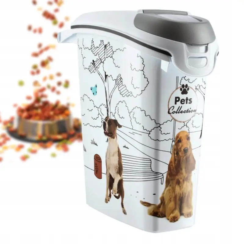 Kontejner a úložný box na granule pro psy, 23l/10kg DOG Akce