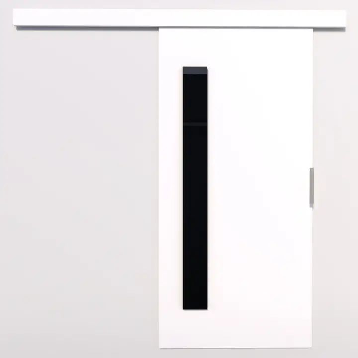 Cenová Bomba Posuvné dveřeGELA 106 - bílá/černá, 106x205 cm