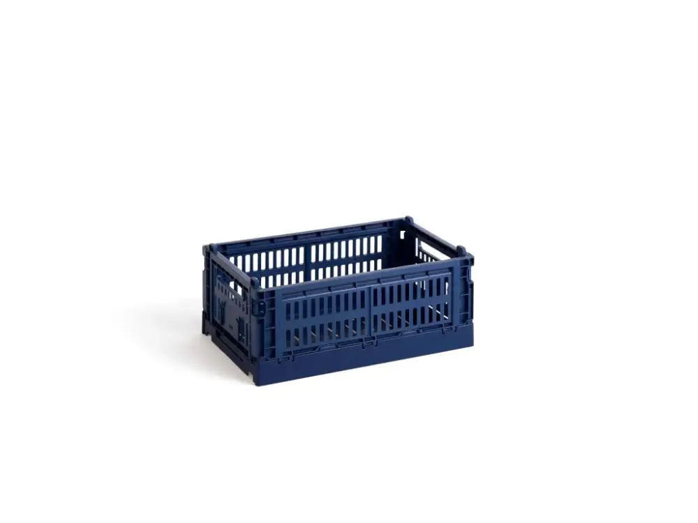 Nová Kolekce Úložný box Colour Crate Small "Dark Blue" HAY