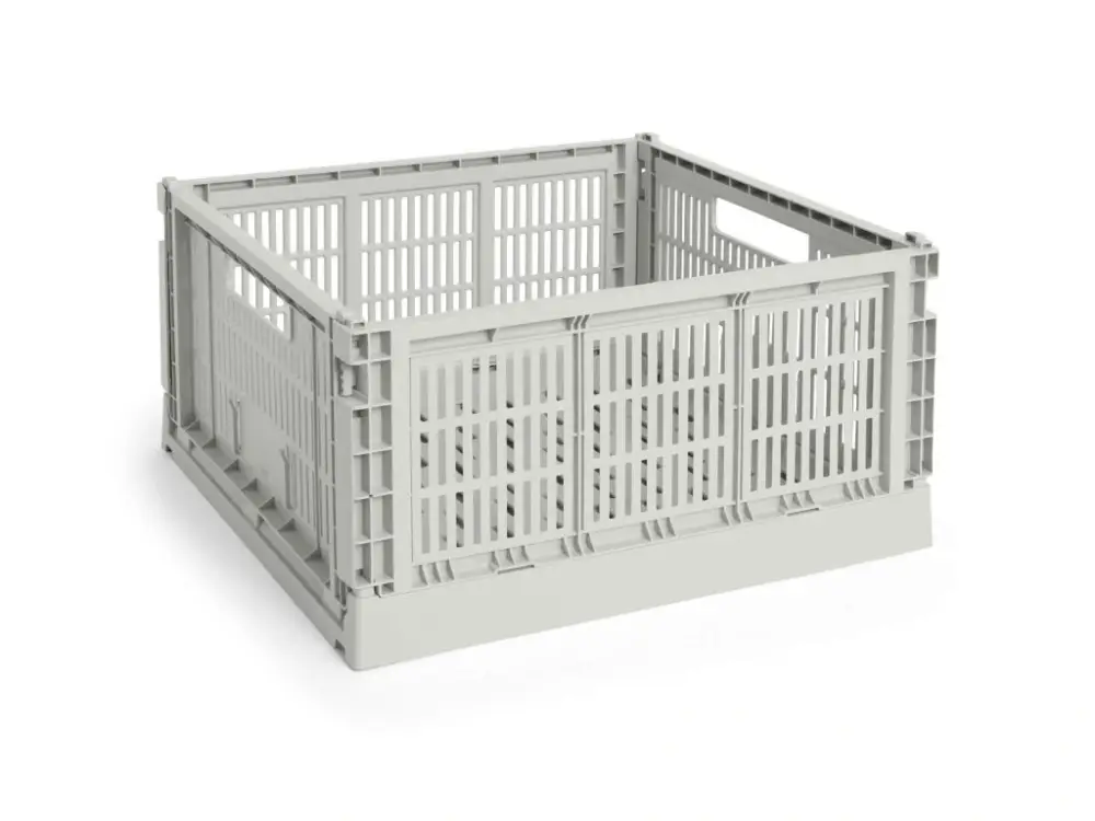 Úložný box Colour Crate Large Square "Grey" HAY Vysoce Kvalitní
