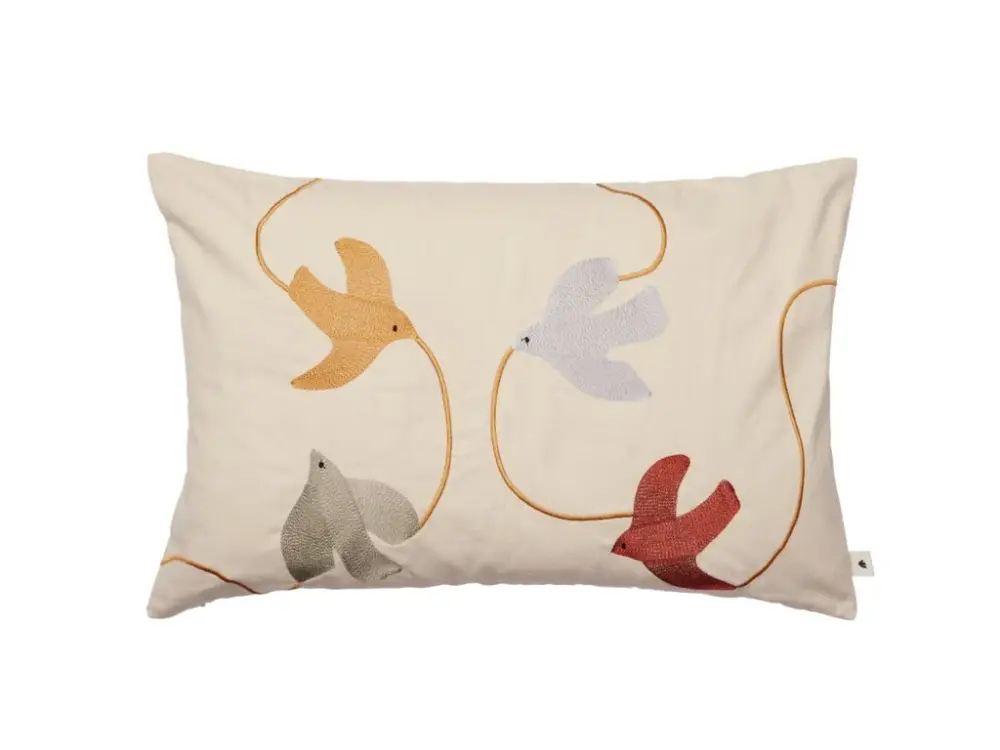 Horká Nabídka Polštář Swif Bird 60 x 40 cm "Multi" ferm LIVING