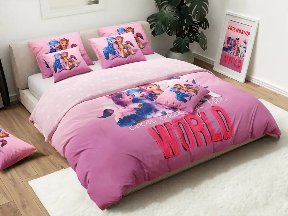 Dětské povlečení MY LITTLE PONY FRIENDSHIP růžové Ihned K Objednání