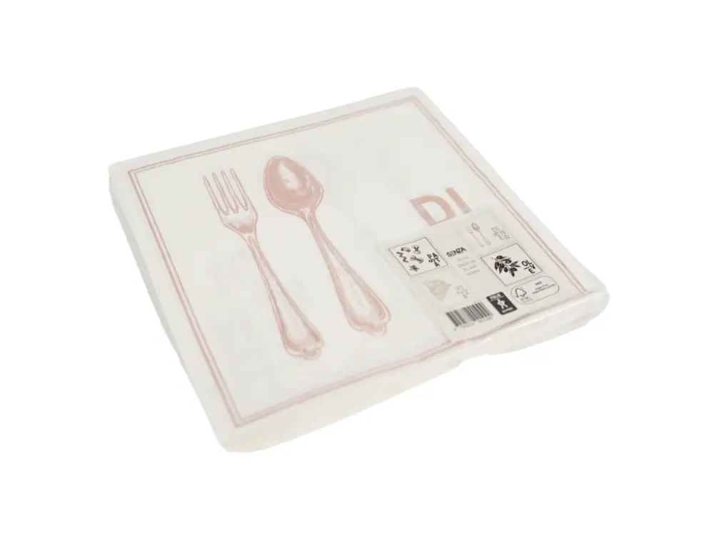 Výhodná Nabídka Servírovací ubrousky HAPPY COOKING 33x33 cm, 16 ks